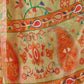 Rajwada Light Green And Red Cotton Blend Printed Saree For Women