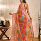 Rajwada Multicolor Cotton Blend Printed Saree For Women