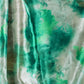 Rajwada Sea Green Cotton Blend Printed Saree For Women