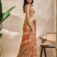 Rajwada Beige  Cotton Blend Printed Saree For Women