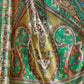 Rajwada Green Cotton Blend Printed Saree For Women