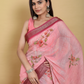 Rajwada Light Pink Cotton Printed Saree For Women