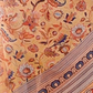 Rajwada Cream And Teal Cotton Printed Saree For Women