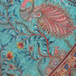 Rajwada Blue Cotton Printed Saree For Women