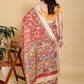 Rajwada Orange Cotton Printed Saree For Women