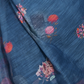 Rajwada Dark Blue And Brown Cotton Printed Saree For Women