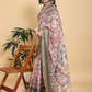 Rajwada Off White Cotton Printed Saree For Women