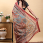 Rajwada Grey Cotton Printed Saree For Women