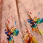 Rajwada Beige And Gold Cotton Printed Saree For Women