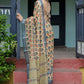 Rajwada Beige Cotton Linen Printed Saree For Women