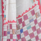 Rajwada White Cotton Linen Printed Saree For Women