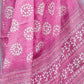 Rajwada Pink Cotton Linen Printed Saree For Women