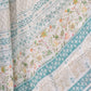 Rajwada White And Sky Blue Cotton Linen Printed Saree For Women
