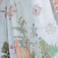 Rajwada White Cotton Linen Printed Saree For Women