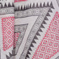 Rajwada White And Black Cotton Linen Printed Saree For Women