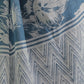 Rajwada Dusty Blue Cotton Linen Printed Saree For Women