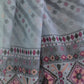 Rajwada Grey Cotton Linen Printed Saree For Women