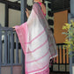 Rajwada White Cotton Linen Printed Saree For Women