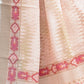 Rajwada Cream Cotton Linen Printed Saree For Women