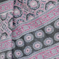 Rajwada Black And Wine Cotton Linen Printed Saree For Women