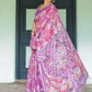 Rajwada Multicolor Cotton Linen Printed Saree For Women