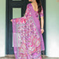 Rajwada Multicolor Cotton Linen Printed Saree For Women