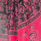 Rajwada Black And Pink Cotton Linen Printed Saree For Women