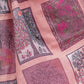 Rajwada Dusty Pink Cotton Linen Printed Saree For Women