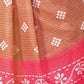 Rajwada Light Brown Cotton Linen Printed Saree For Women