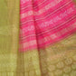 Rajwada Pink Cotton Blend Printed Saree For Women
