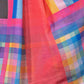 Rajwada Multicolor Cotton Blend Printed Saree For Women
