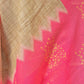 Rajwada Beige Cotton Blend Printed Saree For Women