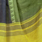 Rajwada Dark Green Cotton Blend Printed Saree For Women