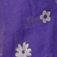 Rajwada Violet Cotton Blend Printed Saree For Women