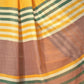 Rajwada Yellow And Green Cotton Blend Printed Saree For Women