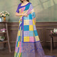 Rajwada Multicolor Cotton Blend Printed Saree For Women