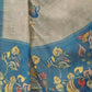 Rajwada Beige Cotton Blend Printed Saree For Women