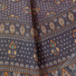 Rajwada Dark Grey Cotton Blend Printed Saree For Women