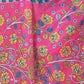 Rajwada Teal Blue Cotton Blend Printed Saree For Women