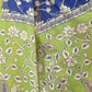 Rajwada Navy Blue Cotton Blend Printed Saree For Women