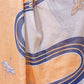 Rajwada Light Grey And Peach Cotton Blend Printed Saree For Women