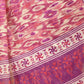 Rajwada Pink And Purple Cotton Blend Printed Saree For Women