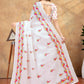 Rajwada White Cotton Blend Printed Saree For Women