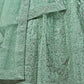 Rajwada Women Green Embroideredi Stitched Lehenga With Unstitched Blouse