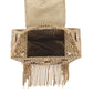 Rajwada Gold Embellished Metal Clutch for Women