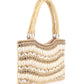 Rajwada Gold Shells and Beads Embroidered Clutch for Women
