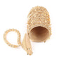 Rajwada Gold Embellished Cylindrical Metal Clutch for Women