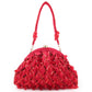 Rajwada Red Beads and Sequins Embroidered Batua for Women
