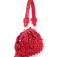 Rajwada Red Beads and Sequins Embroidered Batua for Women