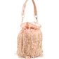 Rajwada Peach Beads Embroidered Tassels Potli Bag for Women